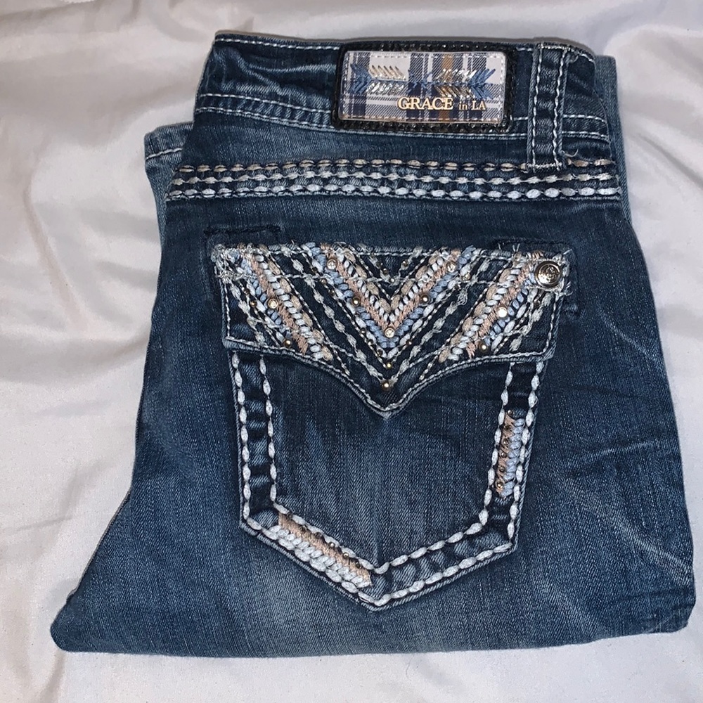 Grace in LA Jeans Size 29, Inseam 33
